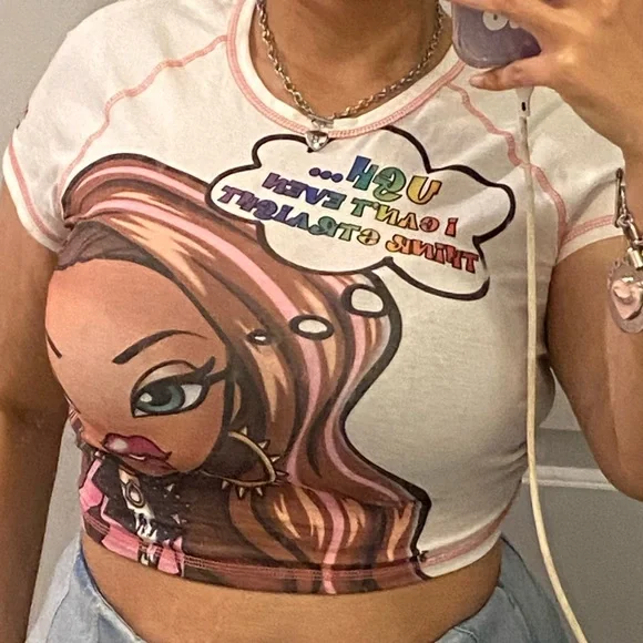 Dolls Kill x Bratz Pride Crop top - Picture 6 of 6